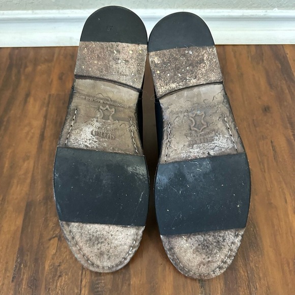 SUTRO FOOTWEAR The Ocean Ankle Boots Booties Stretch in Black Leather - Picture 11 of 12